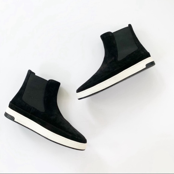 VINCE RHYS GO RAIN WATER REPELLENTHIGH TOP BLACK SUEDE‎ SNEAKER SZ 11 - Picture 3 of 5